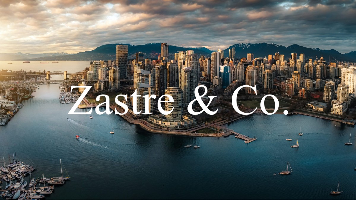 Zastre & Co Opens Vancouver Office, Expanding Elite Boutique Advisory Platform Across North America